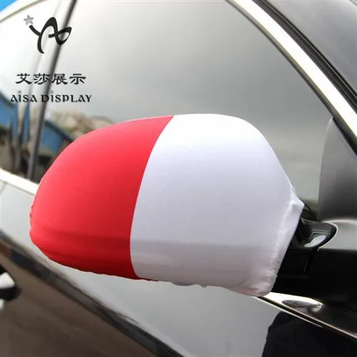Car decoration custom national world  football cup car flag car wing mirror cover flag for all country flags