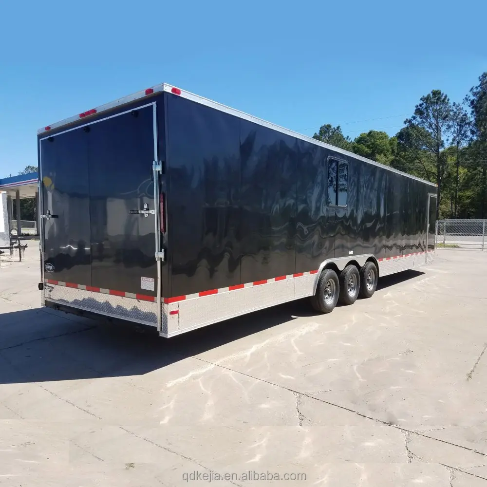 8.5*28 V-nose race car enclosed trailer