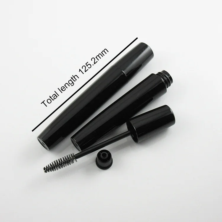Free shippingMOQ 500pcs TM-M901 8ml black plastic mascara container makeup empty mascara tube