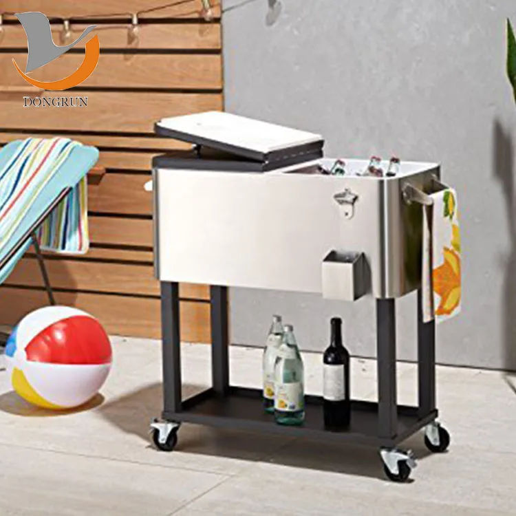 Matel кулер с колес с подносом боксового с подвижной