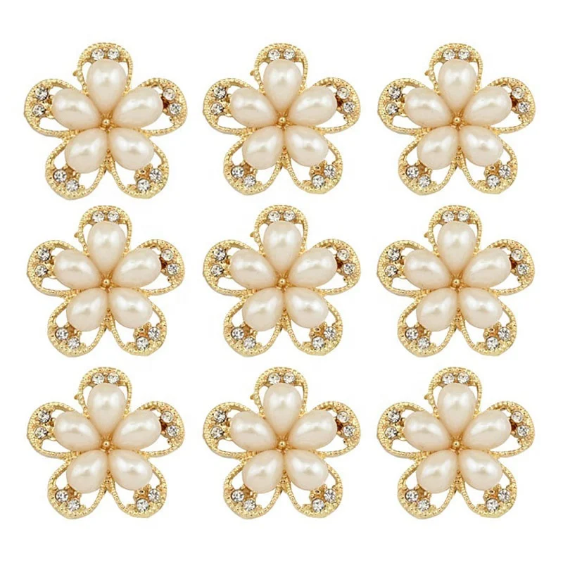 Женская заколка с кристаллами и жемчугом, зажим для волос с цветком, заколка для волос, аксессуары, ювелирные изделия