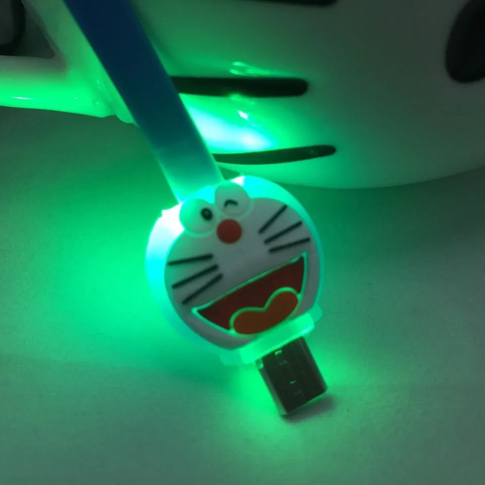 Завод Поставщик OEM LOGO LED Кабель Micro 5Pin USB Кабель для Передачи Данных со СВЕТОДИОДНОЙ Для Samsung