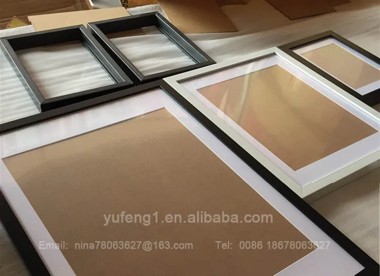 Creative 2018 wholesale custom cardboard picture frames photo and plastic poster frames marcos de fotos 5x7 10x15 24x36