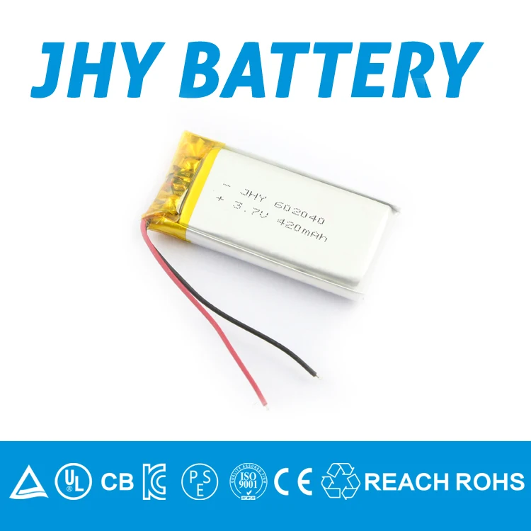 lithium battery 3.7v 400mah 602040 lipo battery rechargeable lithium ion battery