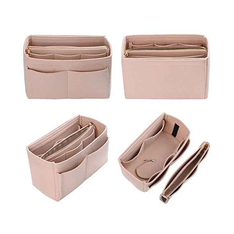 
factory supply high quality felt makeup cosmetic bag 