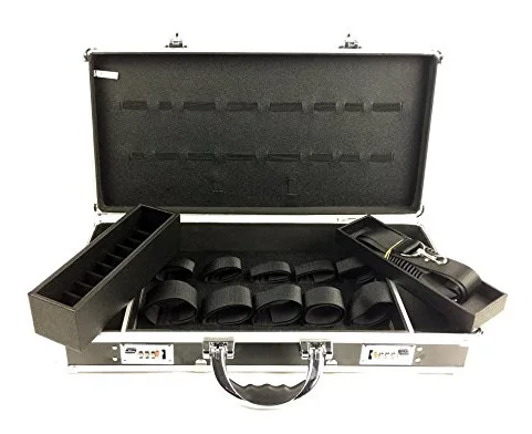 Aluminum barber box L22 x W4 x H10.75 inches silver color, aluminum barber tool carryinng case