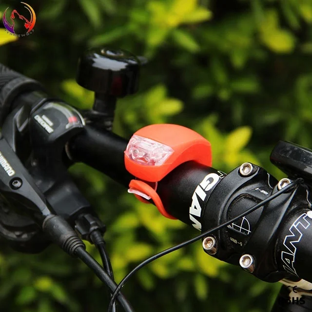Hannuo silicone warning LED bicycle safety light paired with innovative silicone bracket bicycle accessories