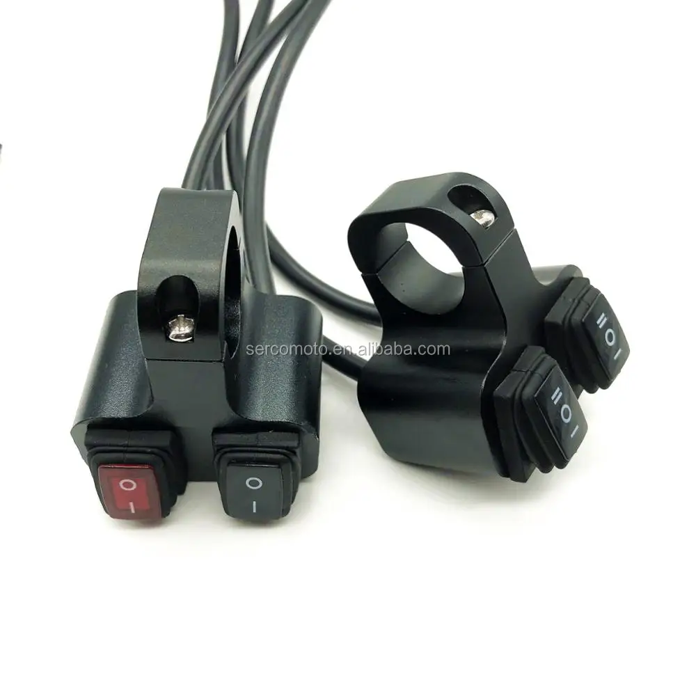 Motorcycle Switch Motorcycle ATV PIT Bike Scooter Head Fog Spot Light ON OFF Switch