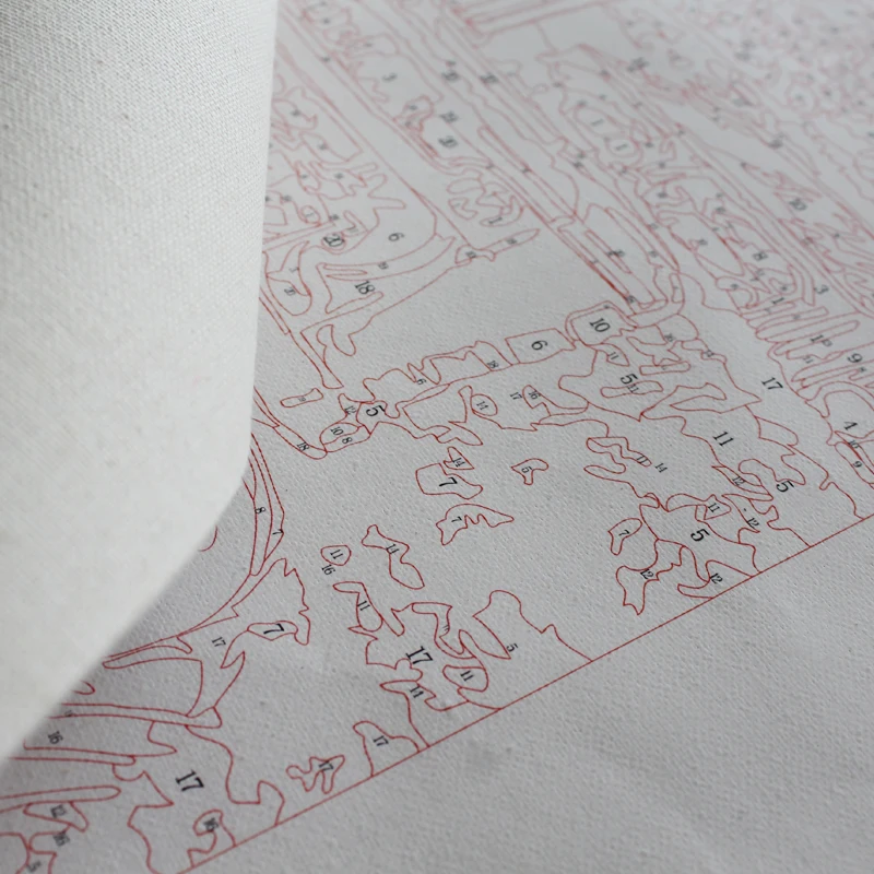 dusk region of rivers and lakes landscape painting by numbers diy oil paint