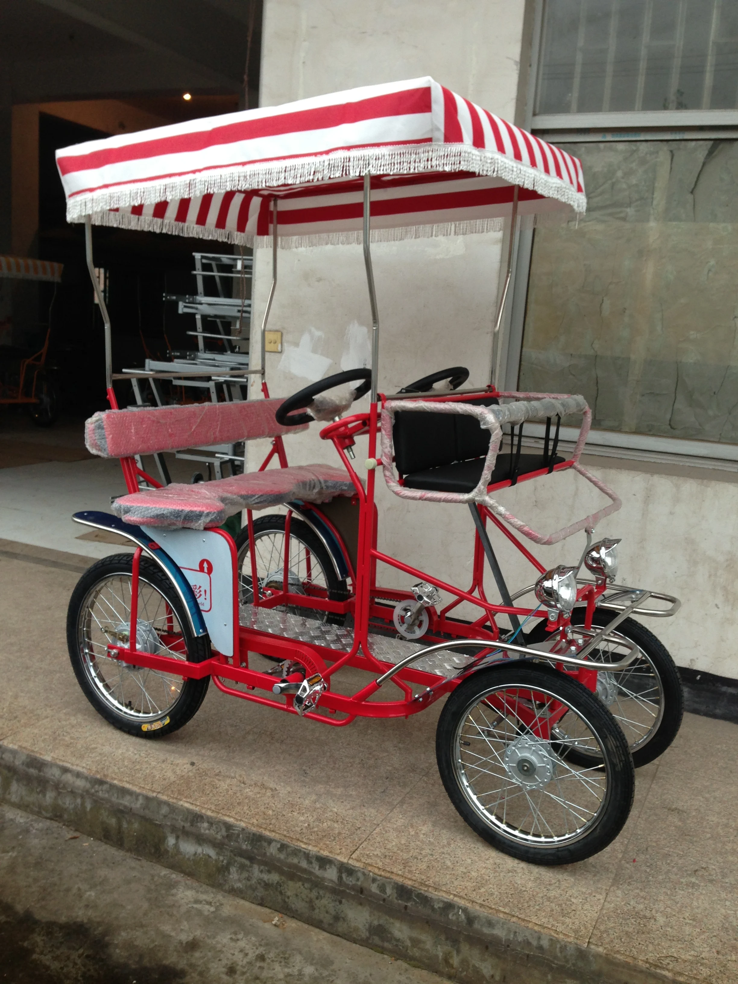 manufacturer   Deluxe   2personS 4wheel  SURREY BIKE   special transportation