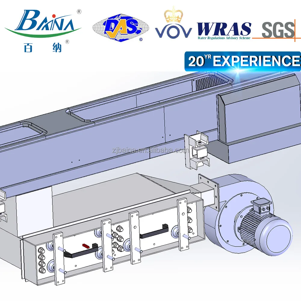 Baina factory made superior quality hot air oven/microwave oven/rubber vulcanization line