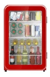 glass door mini bar fridge beverage cooler small drink chiller compact frigo refrigerator thermostat compressor r600a frigobar