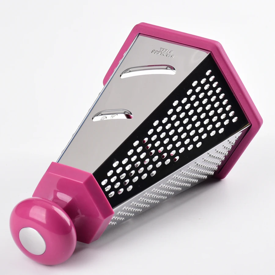 Multi purpose ABS material handle stainless steel 6 sided grater
