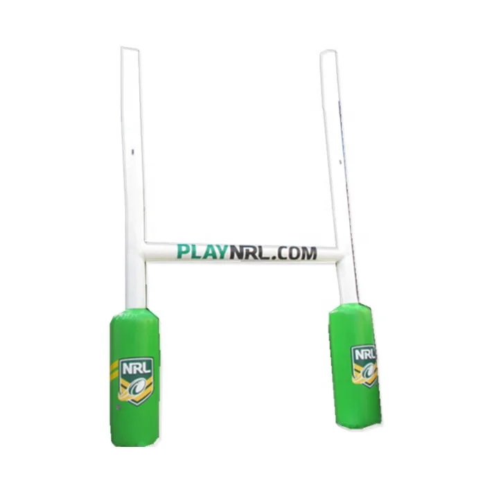 JPF 2021 Hot sale portable inflatable rugby post for sale, air sealed inflatable rugby post with logo