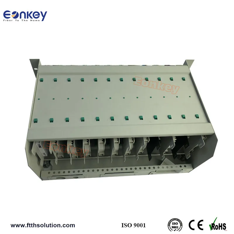 Eonkey High quality ODF 144 ports 12 cores splice tray with sc lc fc adaptors and pigtails