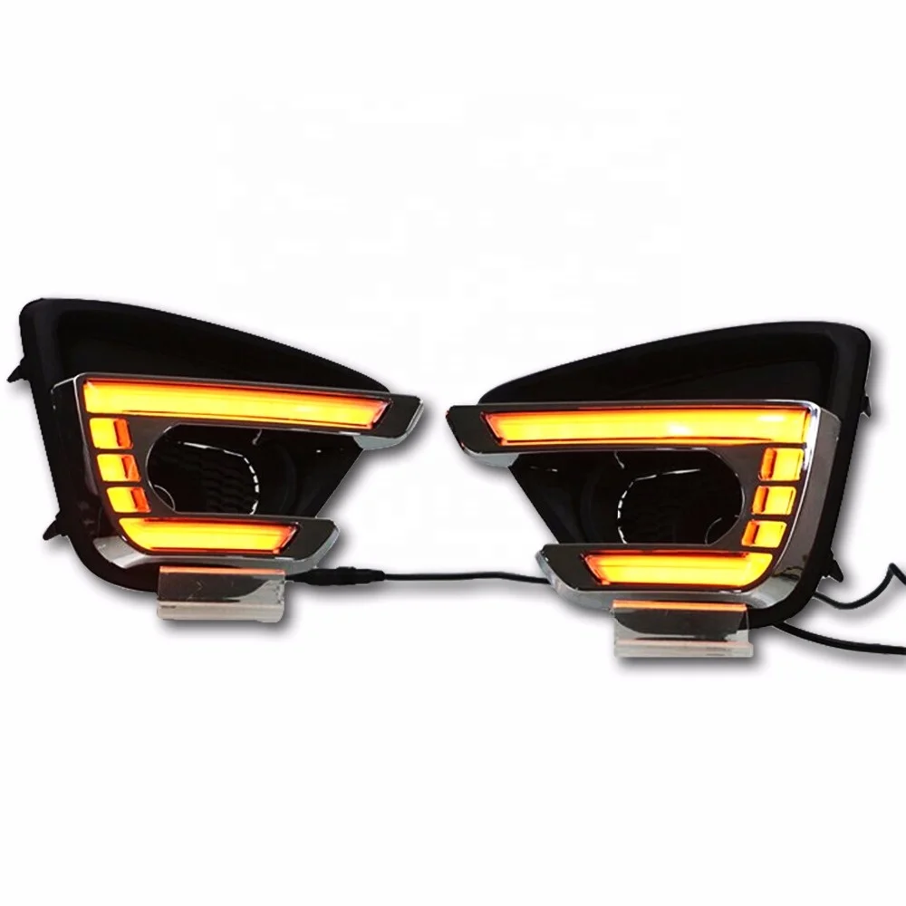 Светодиодные дневные ходовые огни для Mazda CX-5 CX5 2013 2014 2015 2016, автомобильные аксессуары, водонепроницаемые ABS 12 В DRL Противотуманные фары