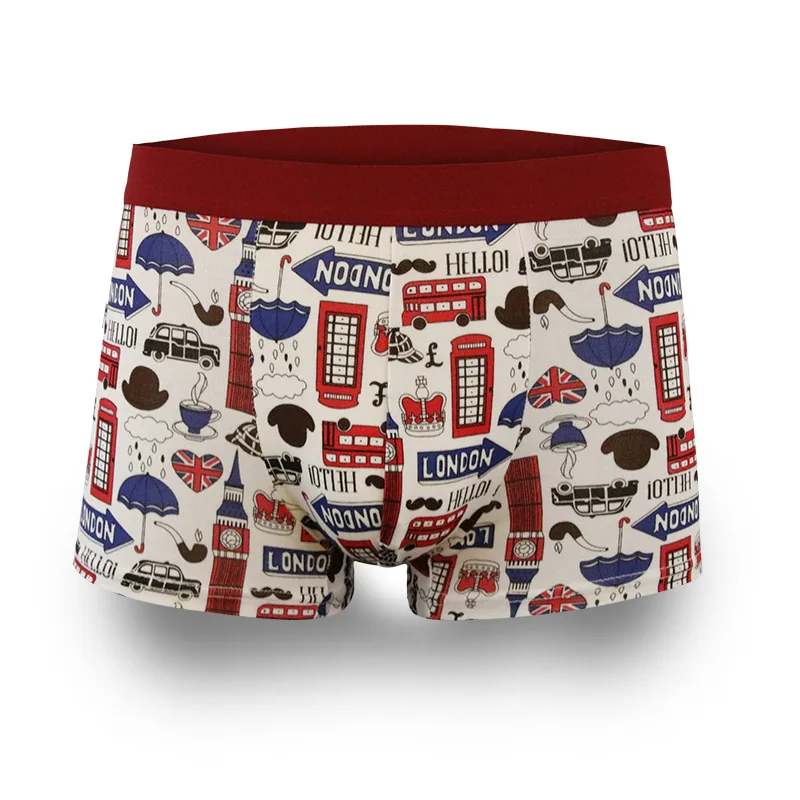 LOGO customized elastic band underwear for men