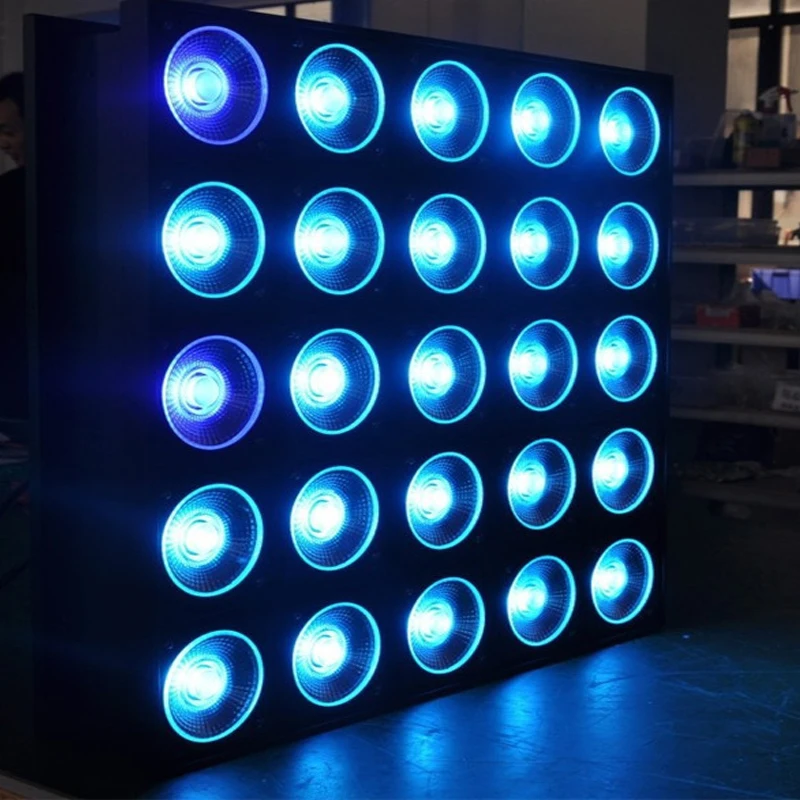 new product stage light dmx 25x10w rgb bright led matrix light