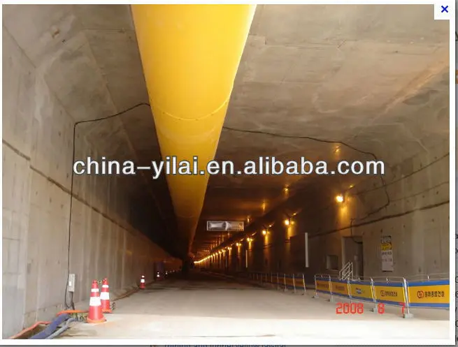 Fire resistance PVC mine flexible ventilation duct/ tunnel duct with eyelet and zipper