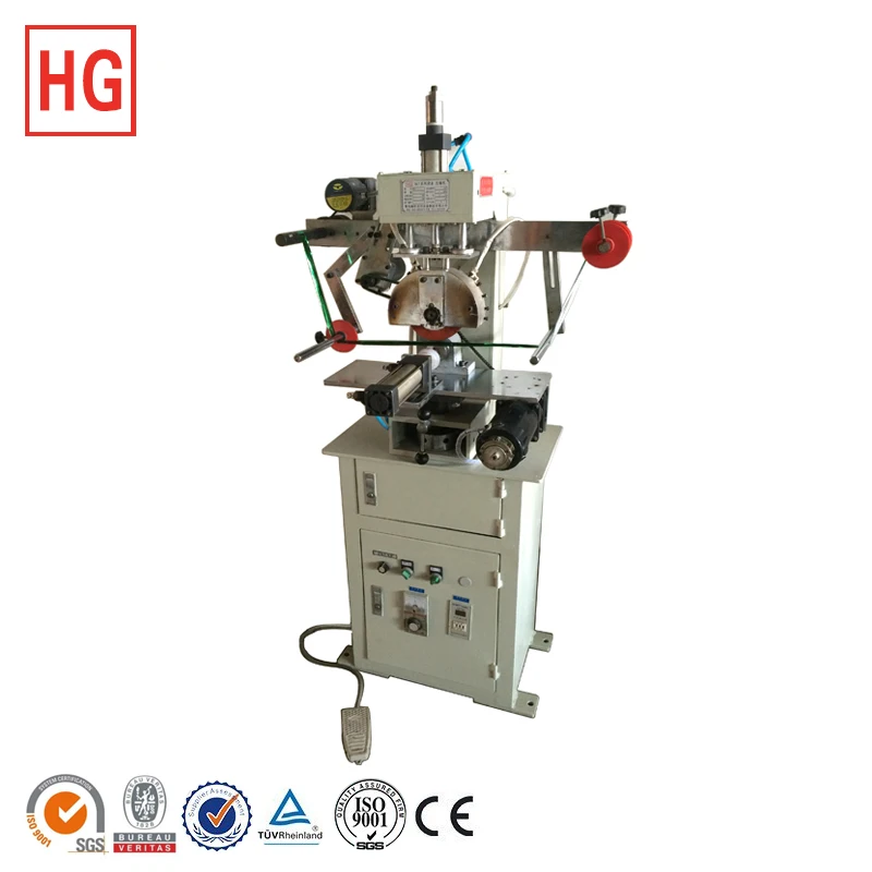 Electric wires hot foil machine, number line hot stamping machine,plastic tube no. printing machine