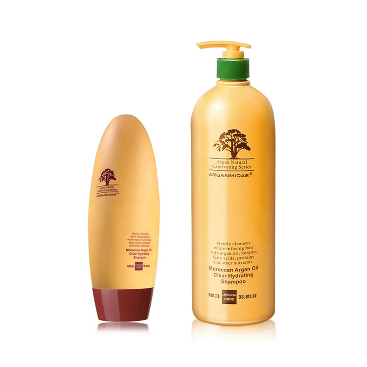 Arganmidas Private Label customized Organic Nourishing Argan Oil Hair Shampoo set