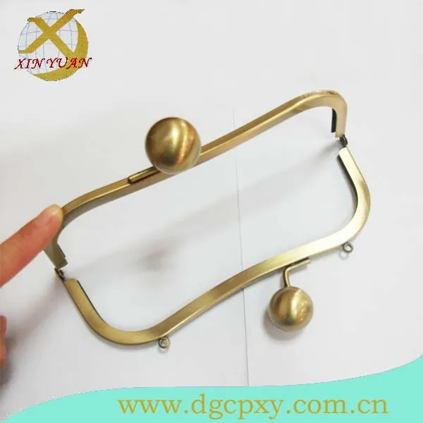 20.2*6.8cm Fashionable Big Head Handbag Metal Clasp Frame