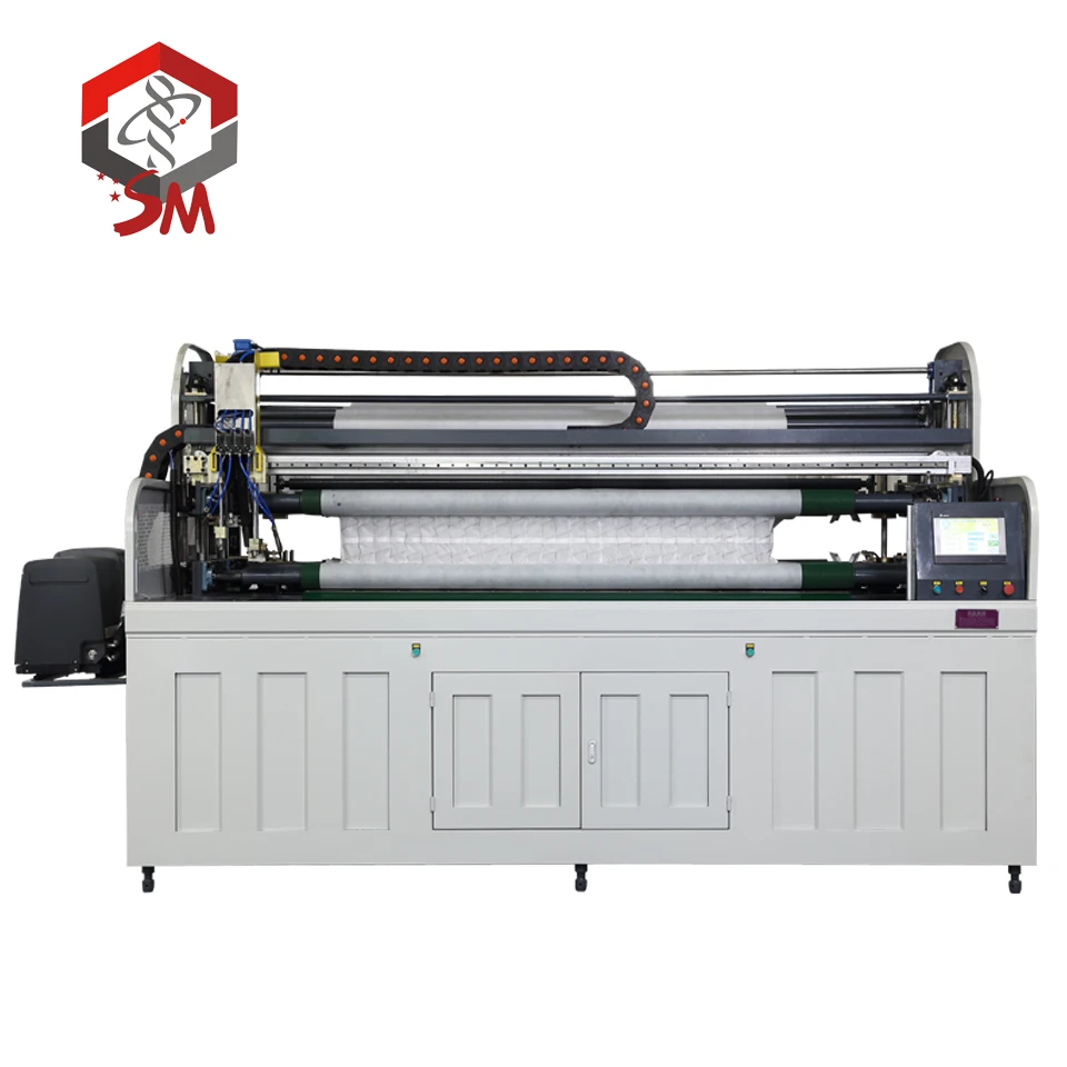 
SM-G5 Automatic pocket spring assembly machinery glue many size pocket spring unit 