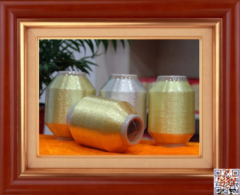 
JAPANESS MATERIAL MADE IN CHINA METALLIC THREAD TWISTED POLYESTER YARN METALIZED YARN LUREX GLITTER YARN 