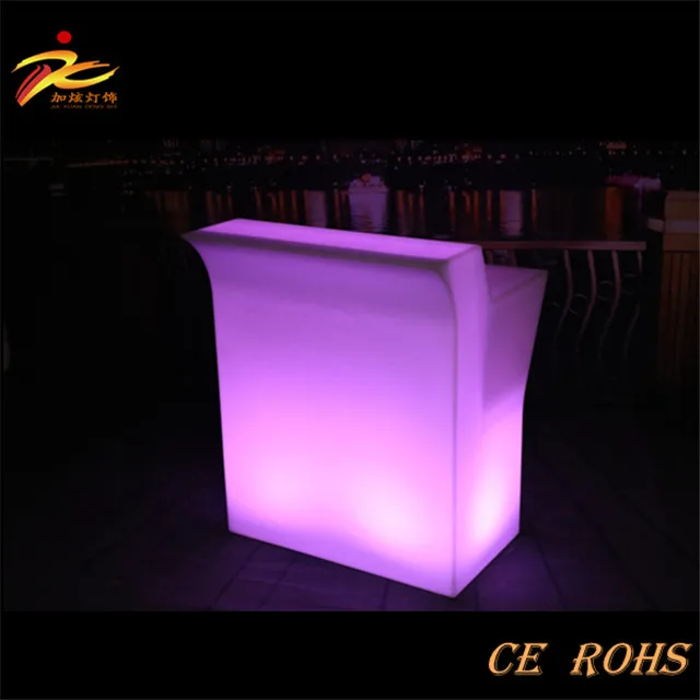 Перезаряжаемая светодиодная мебель для пляжа, мероприятия, клуба, улицы, барная стойка