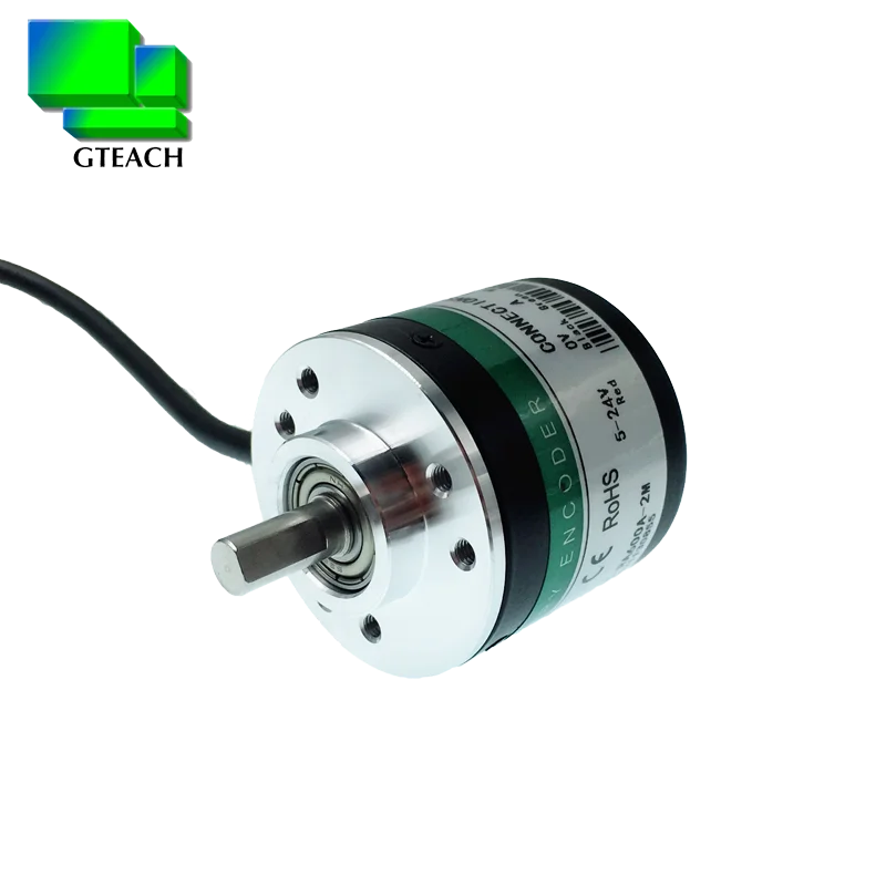 1000 pulses rotary encoder AB phase GTS06-OC-RA1000B-2M diameter 38mm shaft 6mm incremental shaft encoder