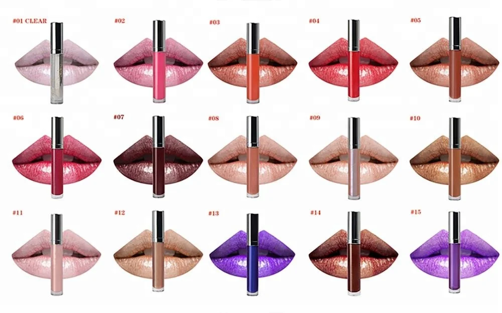 Wholesale High Quality Pigmented Makeup Private Label Clear Lipgloss