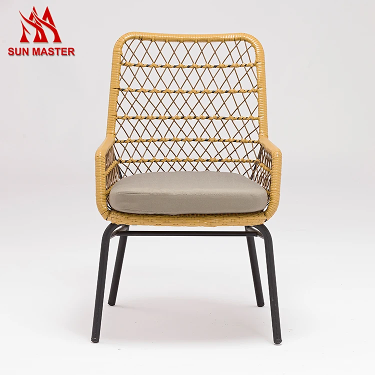 
Wholesale Commercial Stacking Furniture Restaurant Wicker Rattan Outdoor Chair 