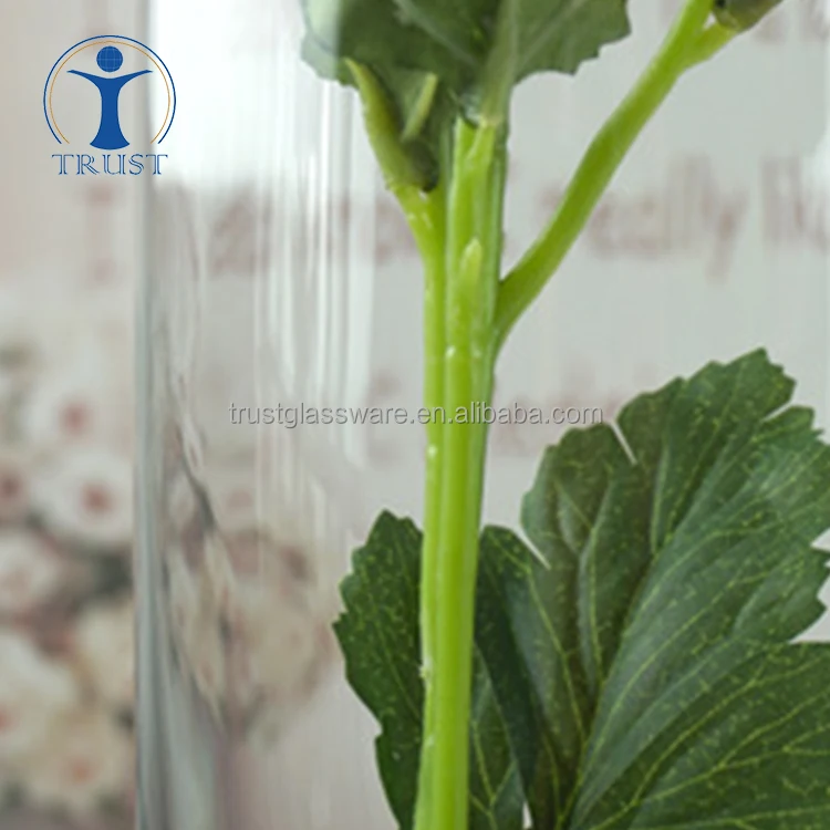 Wholesale High Quality Factory Home Wedding Decoration Classic fancy cylinder glass cylinder vase