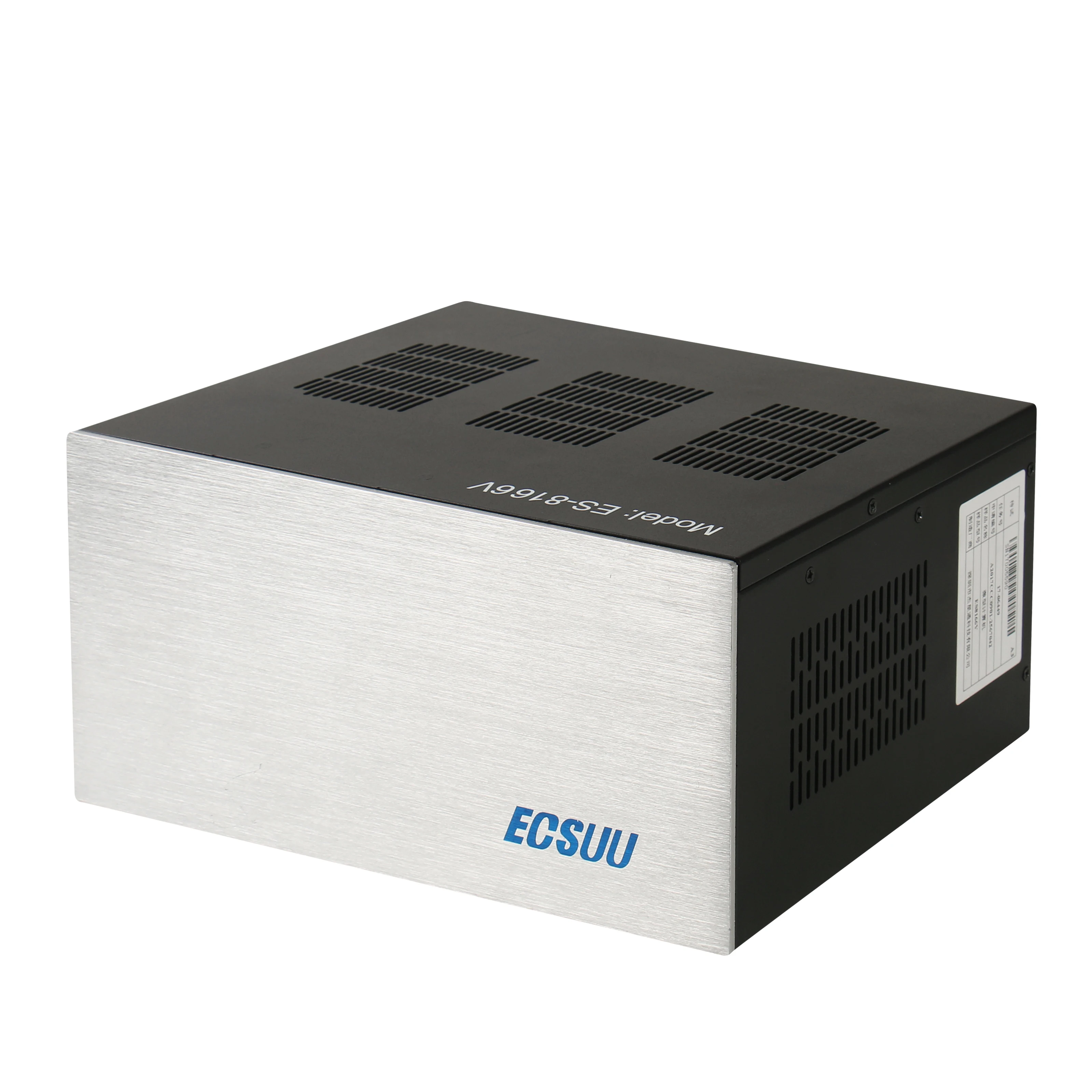 ECSUU Intel lga 1151 H110 6th/7th gen I3 I5 I7 процессор двойной дисплей 2 Порты ethernet Мини ПК промышленный компьютер