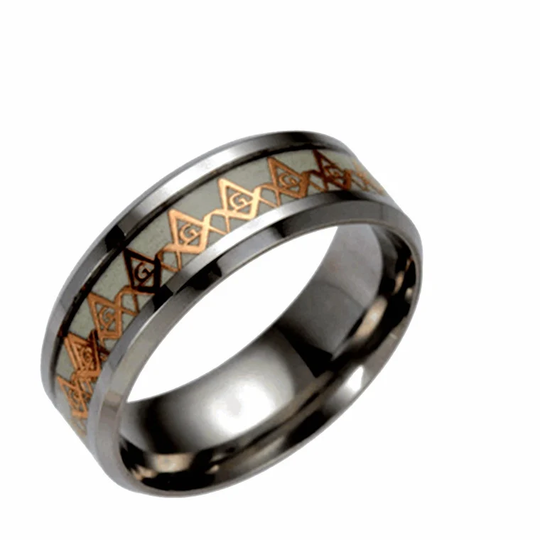 2022 fashion new design gold finger ring, Glowing ring,new gold ring models for men