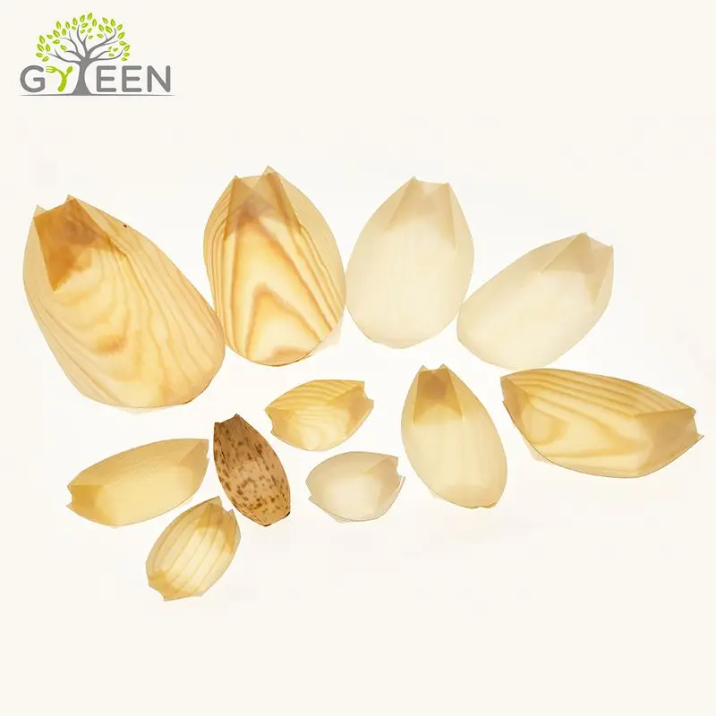 Boat for Food Plate Sushi Bamboo Wood Fast Food Carton and Food Plastic Hot Sale Disposable White FSC/BSCI/BRC Free Samples