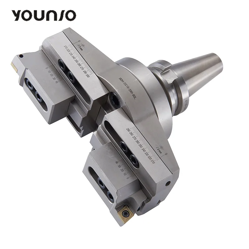 Younio bt40 bt50 cnc токарный фрезерный станок токарный патрон для большого диаметра Расточная головка