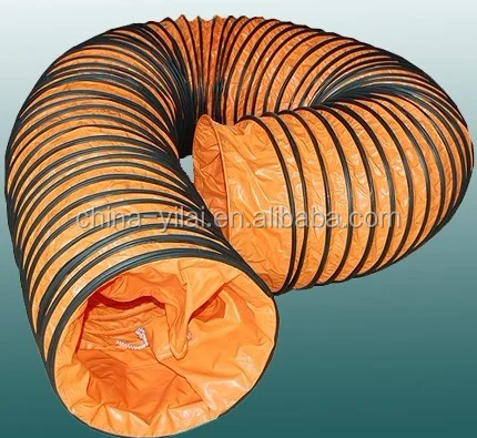 PVC ventilation spiral flexible air ducting hose y type duct hose