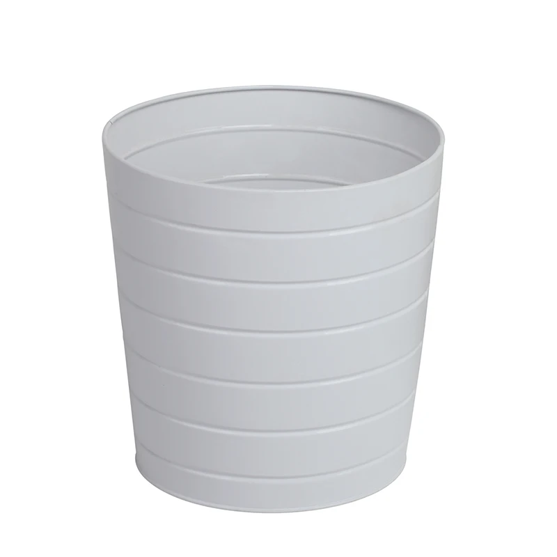 Large/Small Garden Storage Bucket Galvanized Metal Can Flower Pail Water Bucket Children Gardening Toys Gardening Accessories