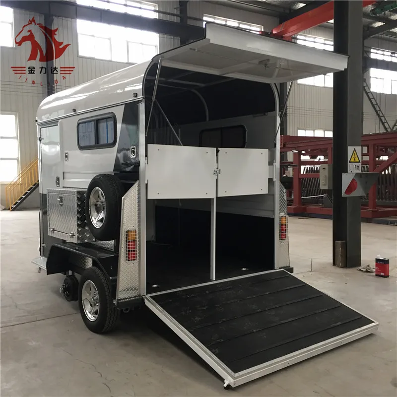 
2HSL-D chinese imported australian standards 2 horse trailer 