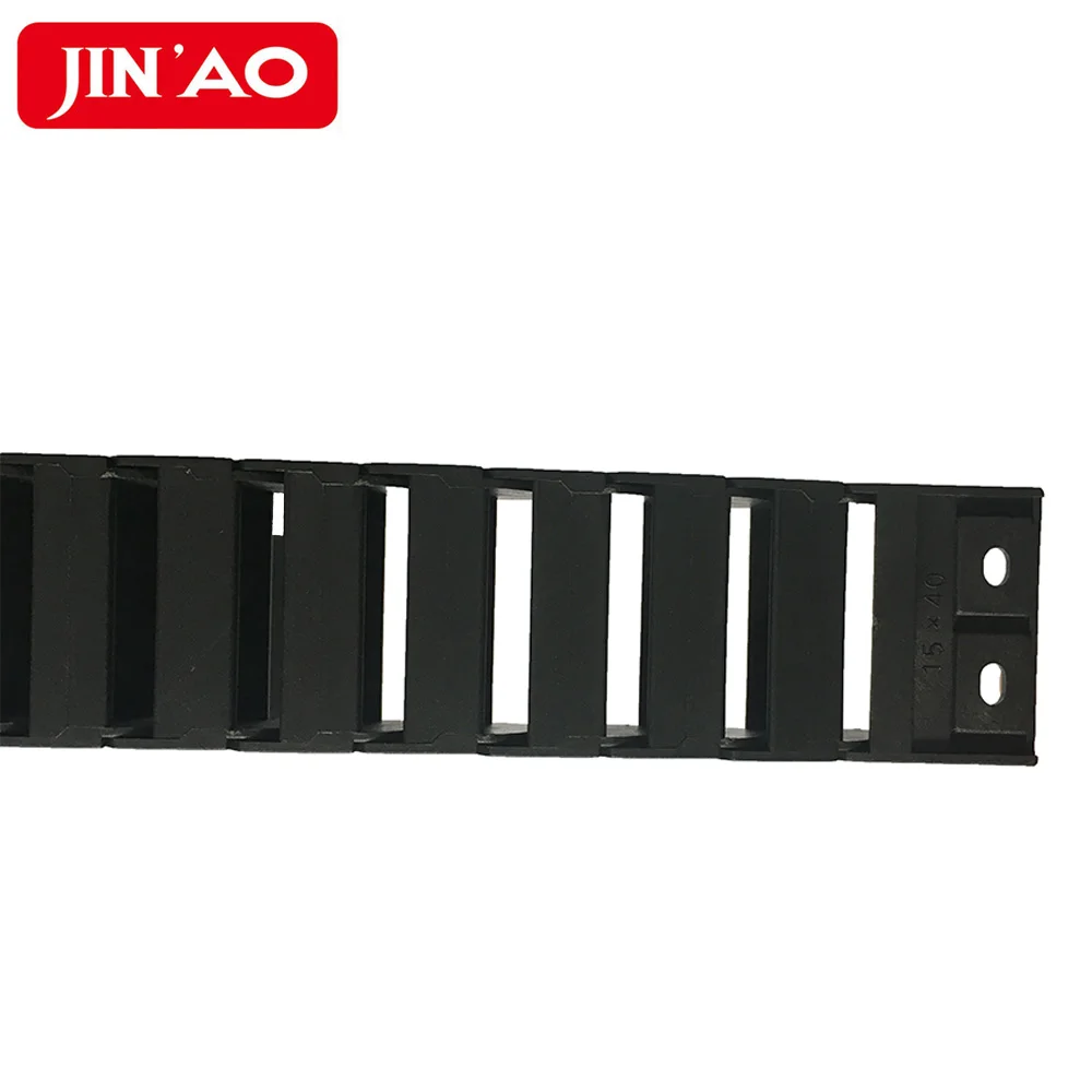 Anti-noise Black Flexible Cable Drag Chain For Chain Scraper Conveyor