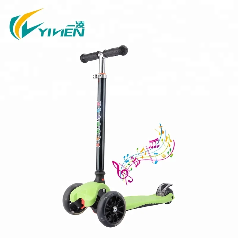 Folding adjustable 3 wheel scooter child mini scooter for sale