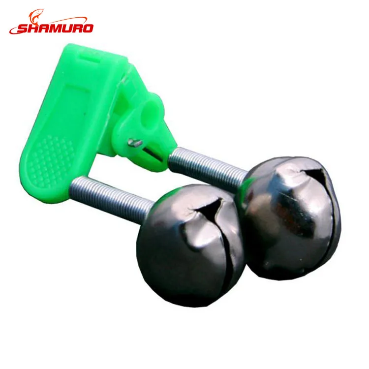 Wholesale Fishing tackle Double Bells for Bit Alarm Night Fishing Rod Bell For Deep Fishing