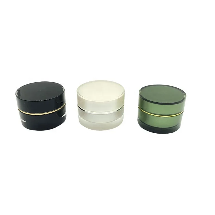 15g 30g 50g acrylic cream jar / plastic round jar with line / eye cream container for skin care