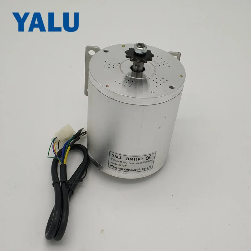 YALU BM1109 2000W Brushless Motor 48V Electric E scooter BLDC Motor with Controller for Comversion DIY EBike Kit