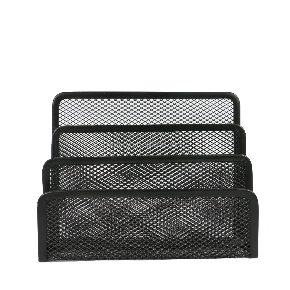 
high quality office metal mesh desk organizer with letter organizer 