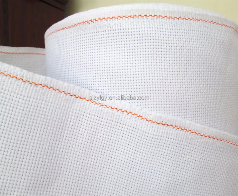 100% Cotton Reserve Aida Cross Stitch Fabric Cloth White 14CT Embroidery DIY Kits