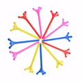 50pcs packs size 83mm Plastic Golf tees Three Claws Golf Tees Golf Accessories Multicolor