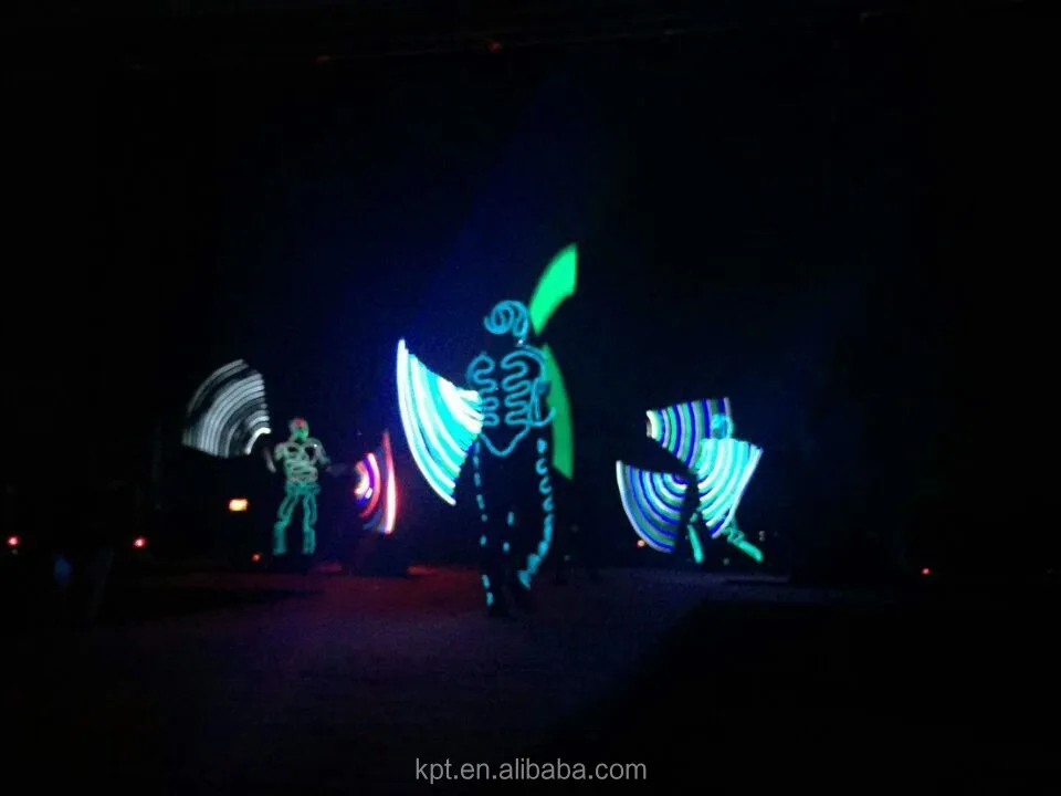 Легкий костюм EL WIRE, футболка, ткань, одежда, одежда