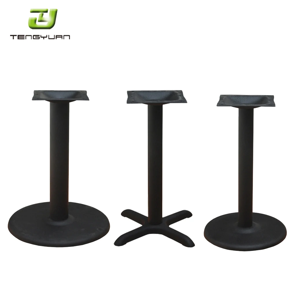 Industrial crank cast iron table base